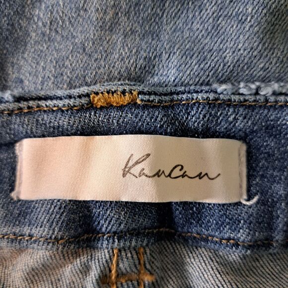 KanCan Womens Dempsey High Rise Ankle Skinny Jeans Button Fly Distressed Size 28 - Picture 5 of 11